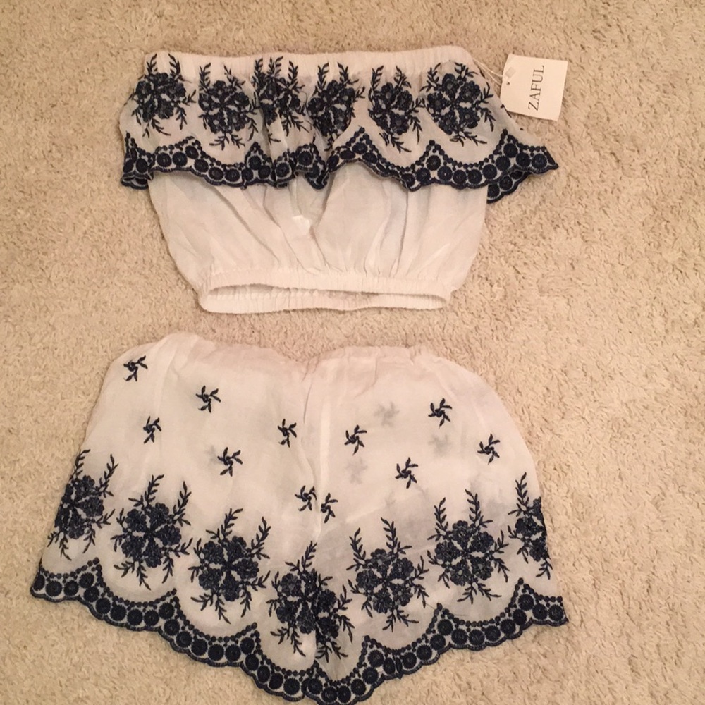 Zaful two piece set